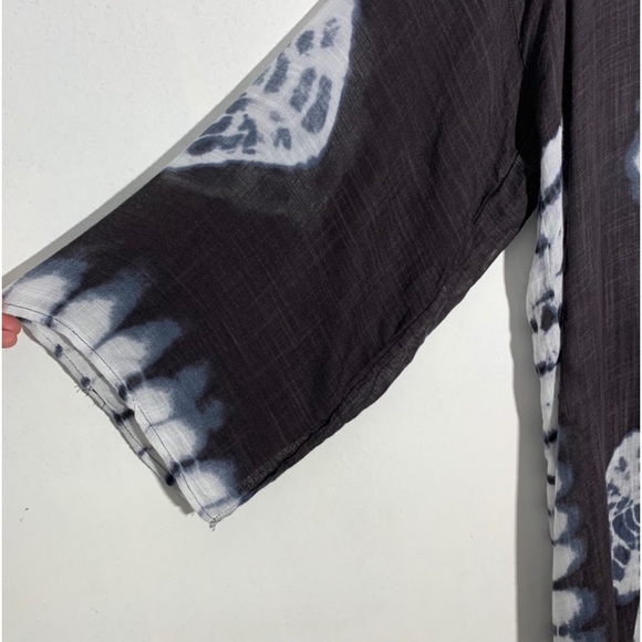 Longline Boho Tie Dyed Kimono NWT - Picture 3 of 7